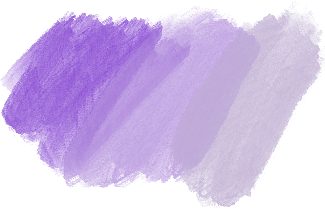Abstract Purple Smudge Acrylic Brush Stroke on Canvas
